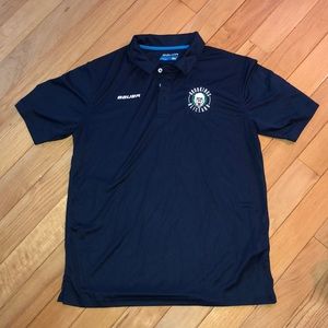 Hockey team issued Bauer golf shirt